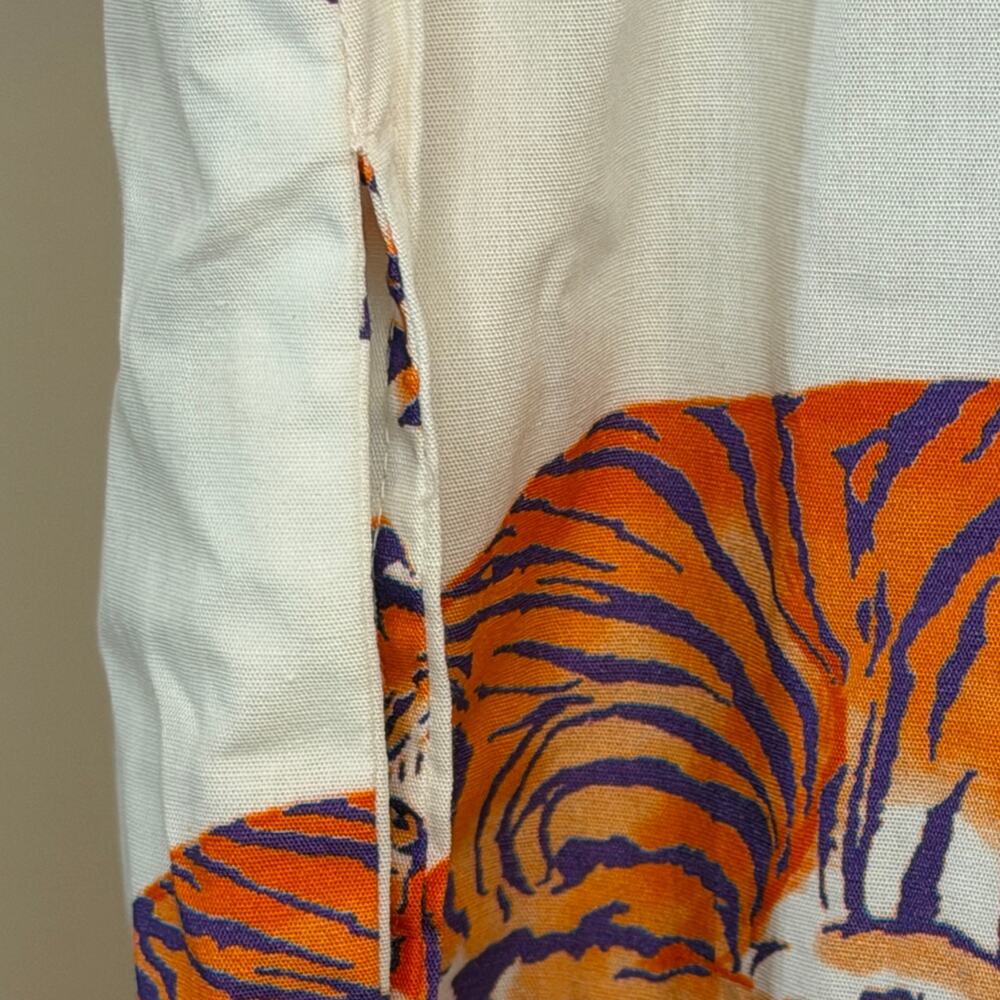 Stewart Simmons Clemson Tigers Poplin Summer Tank Dress Women’s size L - Picture 5 of 8
